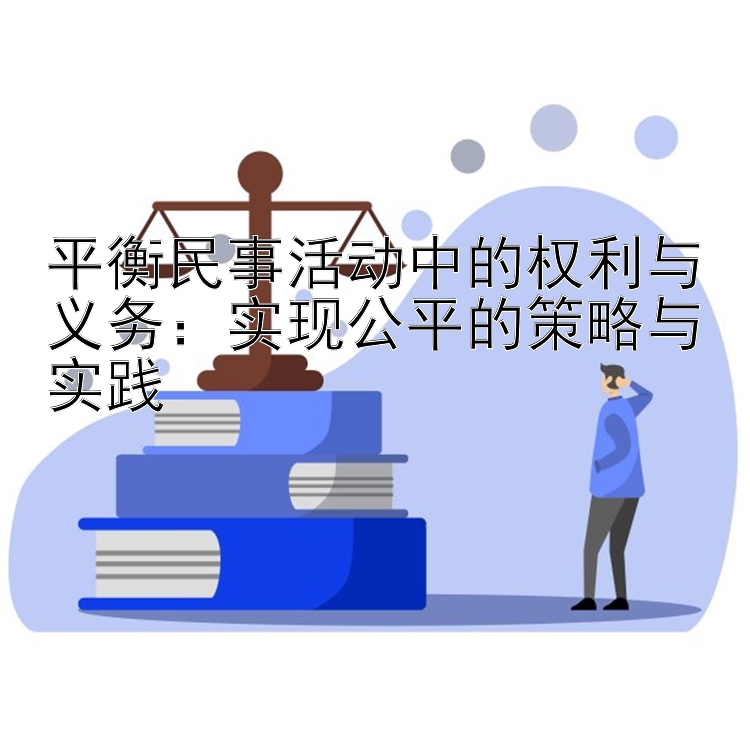 平衡民事活动中的权利与义务：实现公平的策略与实践