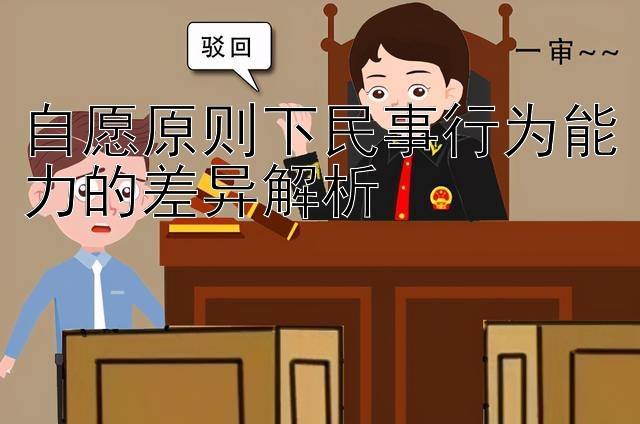 自愿原则下民事行为能力的差异解析