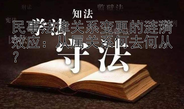 民事法律关系变更的涟漪效应：从属关系何去何从？