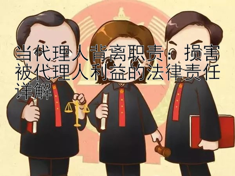 当代理人背离职责：损害被代理人利益的法律责任详解