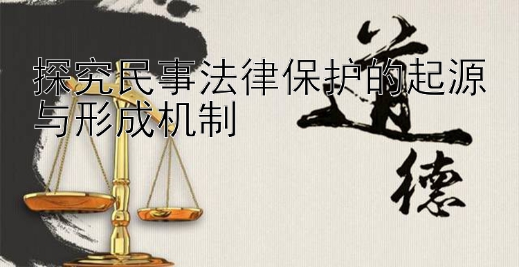 探究民事法律保护的起源与形成机制