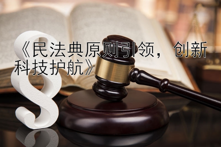 《民法典原则引领，创新科技护航》