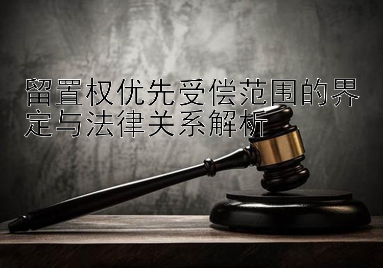 留置权优先受偿范围的界定与法律关系解析