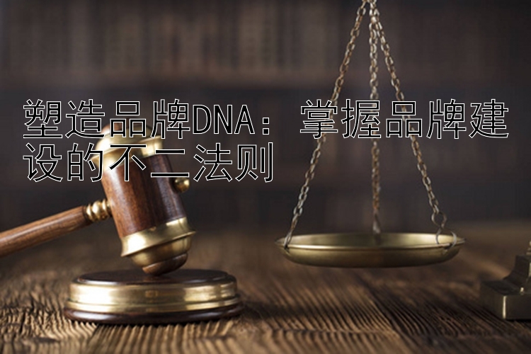 塑造品牌DNA：掌握品牌建设的不二法则