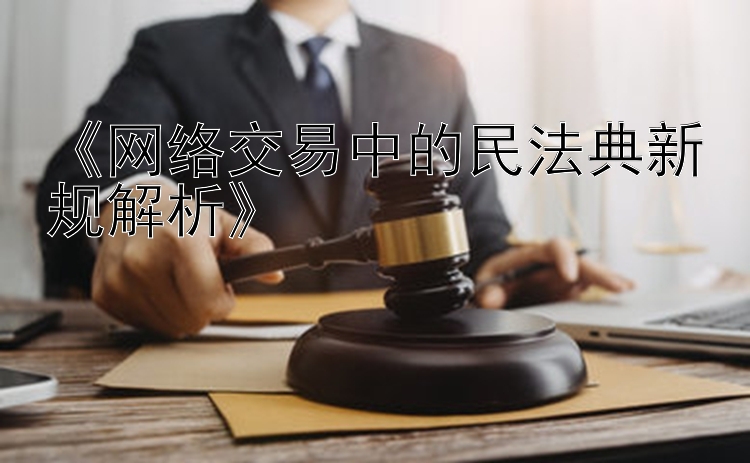 《网络交易中的民法典新规解析》