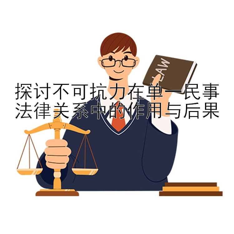 探讨不可抗力在单一民事法律关系中的作用与后果