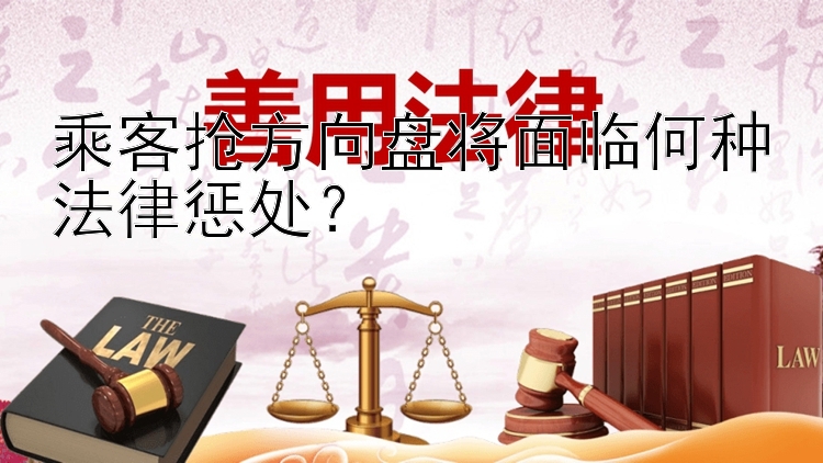 乘客抢方向盘将面临何种法律惩处？