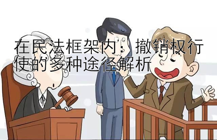 在民法框架内：撤销权行使的多种途径解析