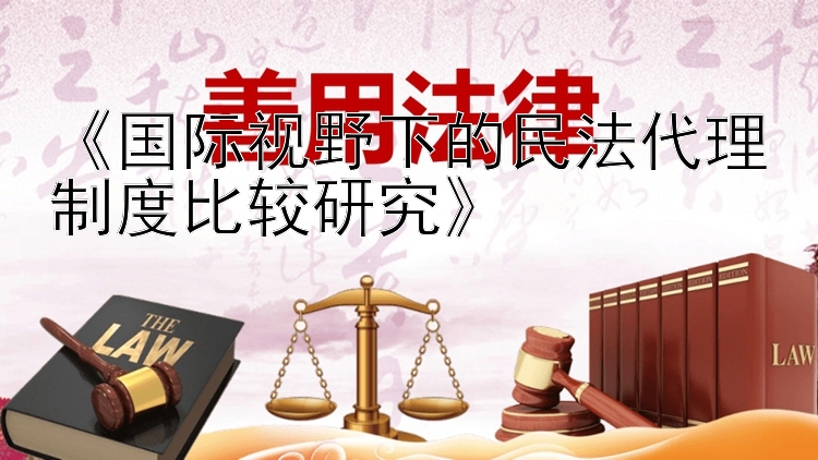 《国际视野下的民法代理制度比较研究》