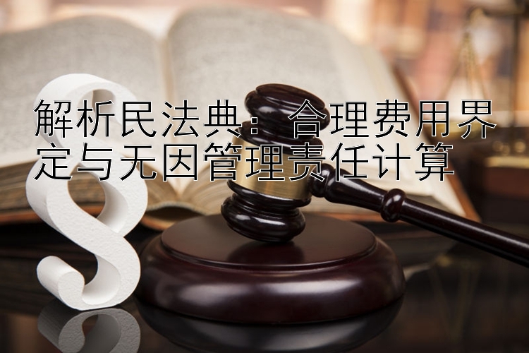 解析民法典：合理费用界定与无因管理责任计算