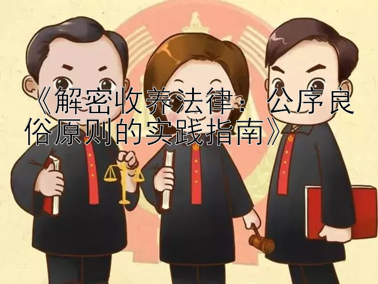 《解密收养法律：公序良俗原则的实践指南》