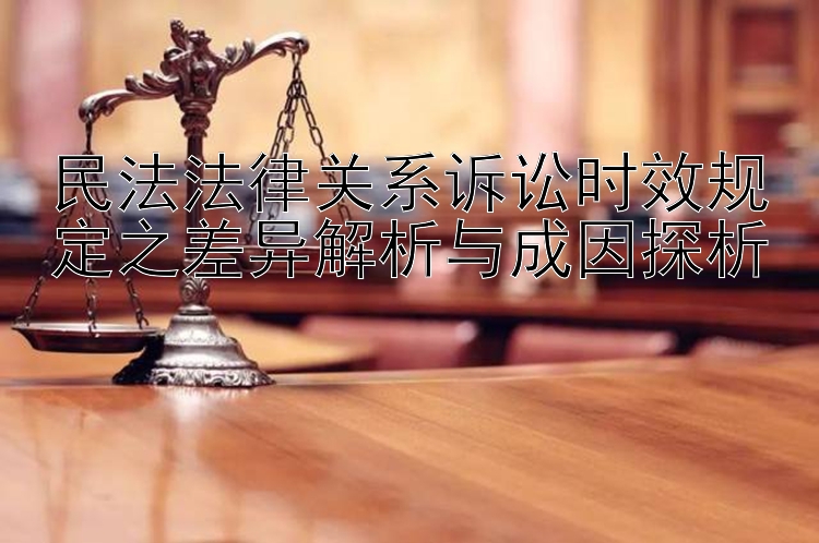 民法法律关系诉讼时效规定之差异解析与成因探析