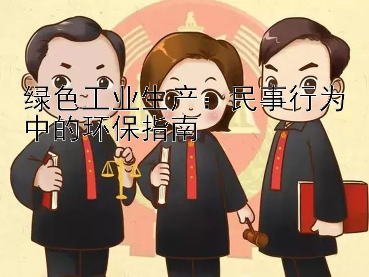 绿色工业生产：民事行为中的环保指南