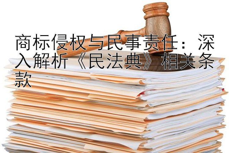 商标侵权与民事责任：深入解析《民法典》相关条款