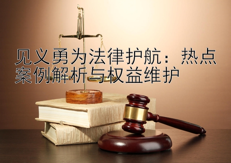 见义勇为法律护航：热点案例解析与权益维护