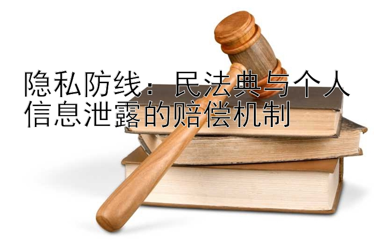 隐私防线：民法典与个人信息泄露的赔偿机制