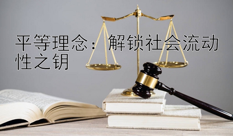 平等理念：解锁社会流动性之钥