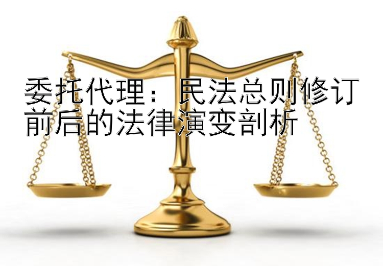 委托代理：民法总则修订前后的法律演变剖析