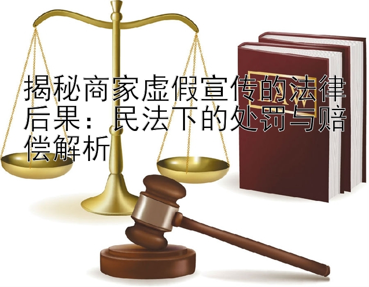 揭秘商家虚假宣传的法律后果：民法下的处罚与赔偿解析