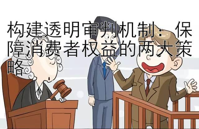 构建透明审判机制：保障消费者权益的两大策略