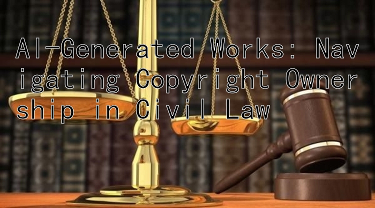 AI-Generated Works: Navigating Copyright Ownership in Civil Law