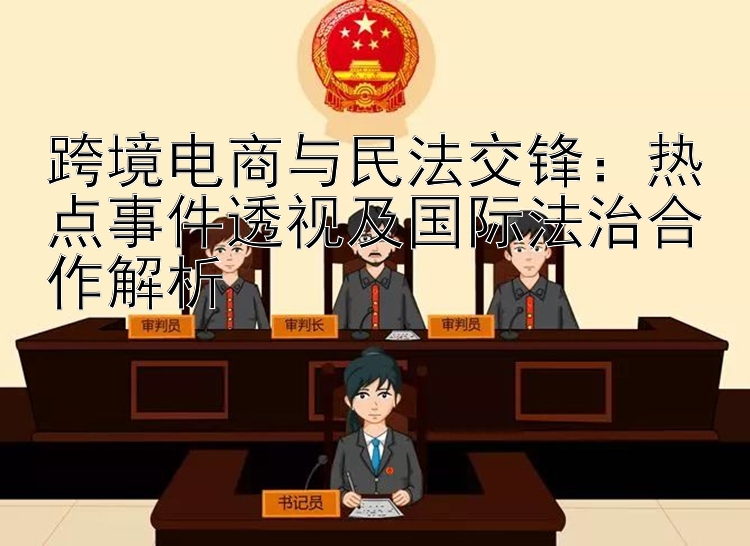 跨境电商与民法交锋：热点事件透视及国际法治合作解析