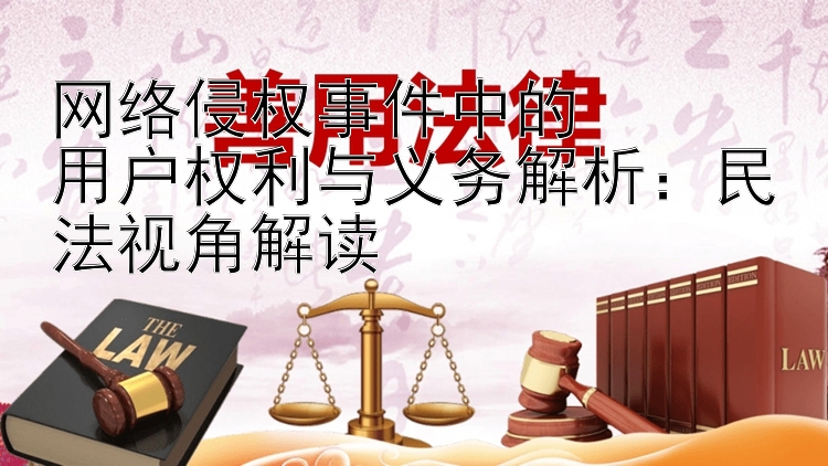 网络侵权事件中的  
用户权利与义务解析：民法视角解读