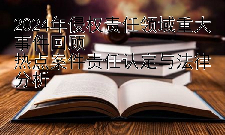 2024年侵权责任领域重大事件回顾  
热点案件责任认定与法律分析