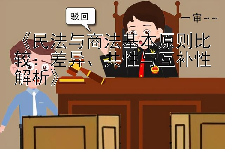 《民法与商法基本原则比较：差异、共性与互补性解析》