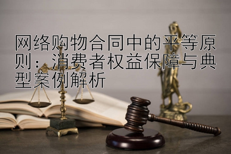 网络购物合同中的平等原则：消费者权益保障与典型案例解析